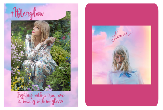 New Taylor Swift lyric trading card! Here's "Afterglow"
