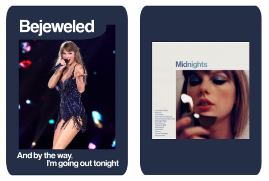 New Taylor Swift lyric trading card! Here's "Bejeweled"