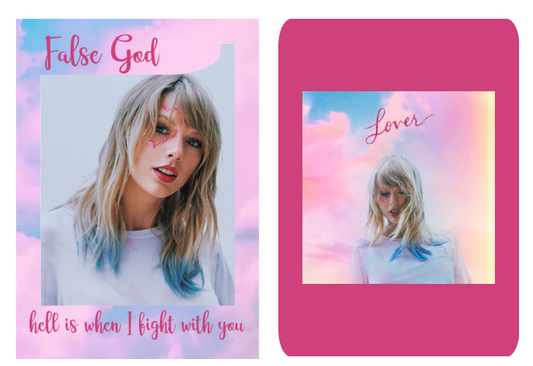 New Taylor Swift lyric trading card! Here's "False God"