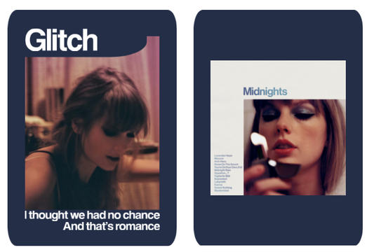 New Taylor Swift lyric trading card! Here's "Glitch"