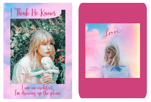 New Taylor Swift lyric trading card! Here's "I Think He Knows"