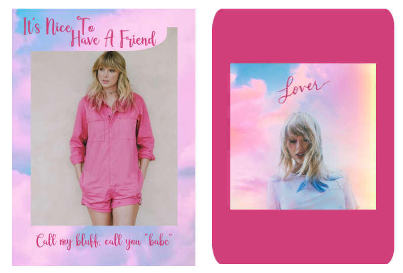 New Taylor Swift lyric trading card! Here's "It's Nice To Have a Friend"