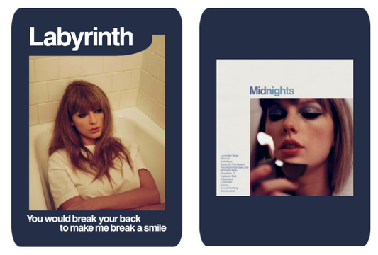 New Taylor Swift lyric trading card! Here's "Labyrinth"