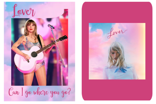 New Taylor Swift lyric trading card! Here's "Lover"