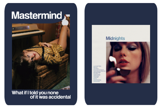 New Taylor Swift lyric trading card! Here's "Mastermind"