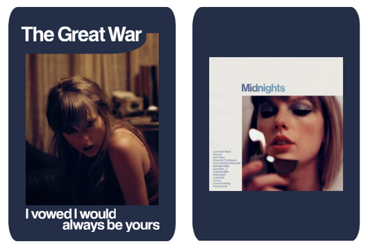 New Taylor Swift lyric trading card! Here's "The Great War"