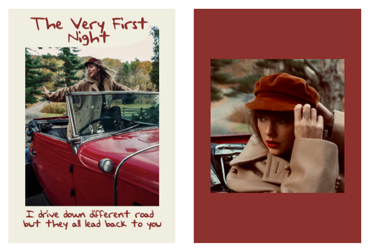 New Taylor Swift lyric trading card! Here's "The Very First Night"