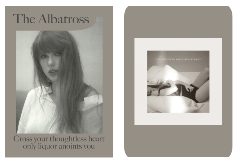 New Taylor Swift lyric trading card! Here's "The Albatross"