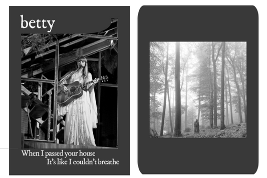 New Taylor Swift lyric trading card! Here's "betty"