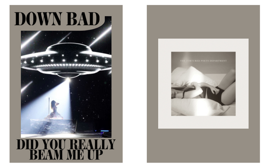 New Taylor Swift custom lyric trading card! Here's "Down Bad"