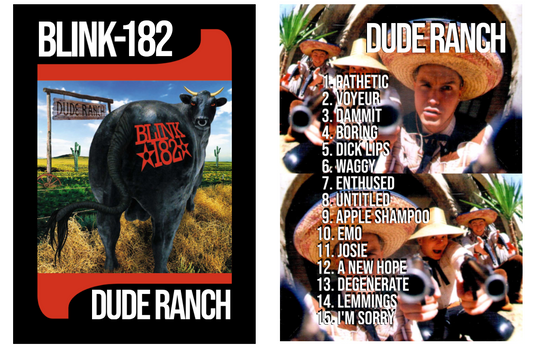 Blink 182 "Dude Ranch" custom trading card!!