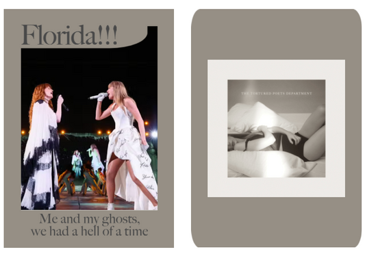 New Taylor Swift lyric trading card! Here's "Florida!!!"