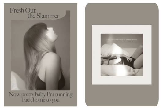 New Taylor Swift lyric trading card! Here's "Fresh Out The Slammer"