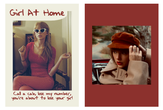 New Taylor Swift lyric trading card! Here's "Girl at Home"