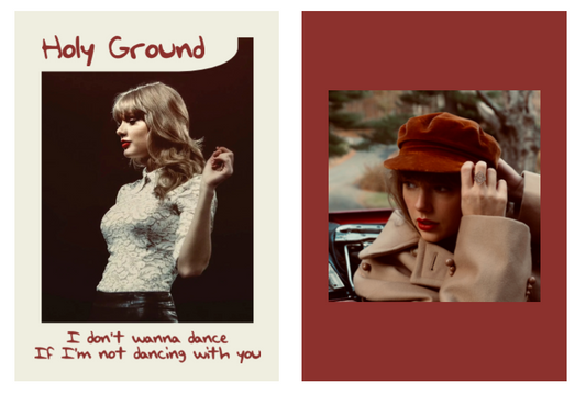 New Taylor Swift lyric trading card! Here's "Holy Ground"