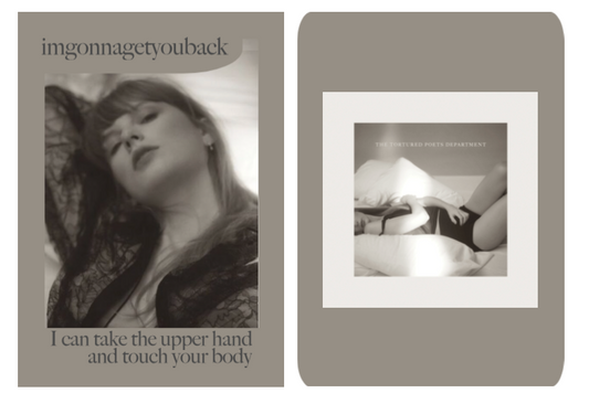 New Taylor Swift lyric trading card! Here's "imgonnagetyouback"