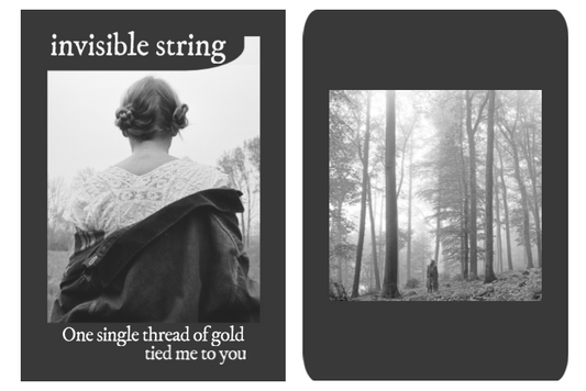 New Taylor Swift lyric trading card! Here's "invisible string"