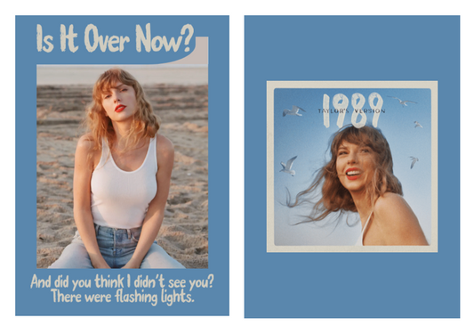 Custom Taylor Swift lyric trading card! Here's How Did It End?