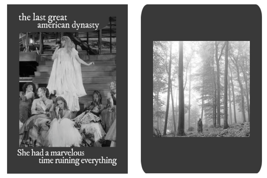 New Taylor Swift lyric trading card! Here's "the last great american dynasty"