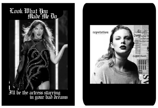 New Taylor Swift lyric trading card! Here's "Look What You Made Me Do"