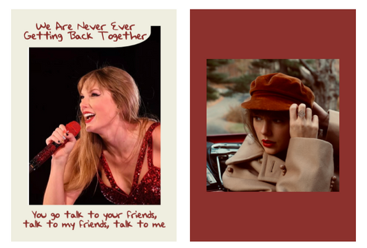 New Taylor Swift lyric trading card! Here's "We Are Never Ever Getting Back Together"