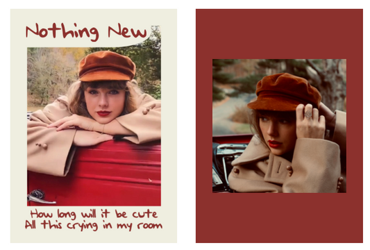 New Taylor Swift lyric trading card! Here's "Nothing New"