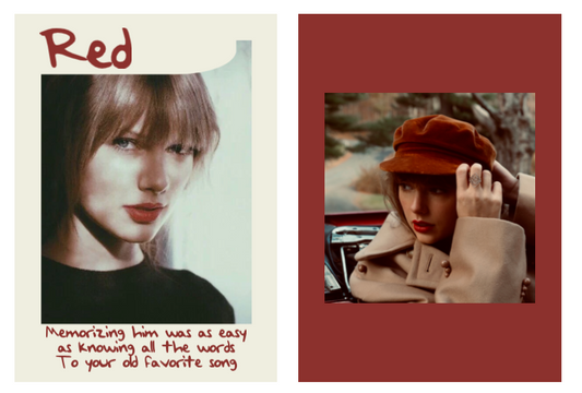 New Taylor Swift lyric trading card! Here's "Red"