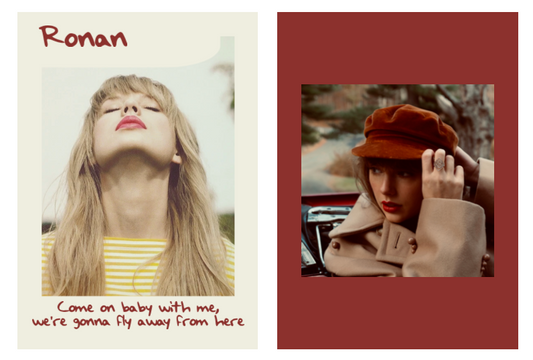 New Taylor Swift lyric trading card! Here's "Ronan"