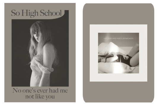 New Taylor Swift lyric trading card! Here's "So High School"