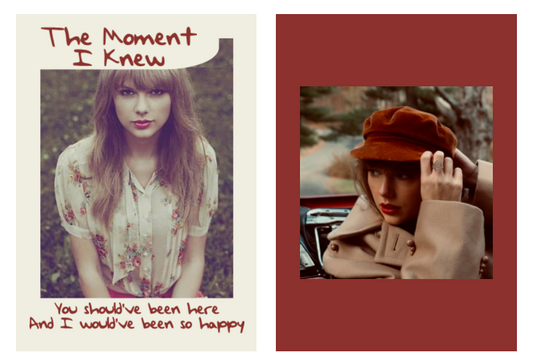 New Taylor Swift lyric trading card! Here's "The Moment I Knew"