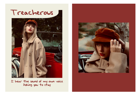 New Taylor Swift lyric trading card! Here's "Treacherous"