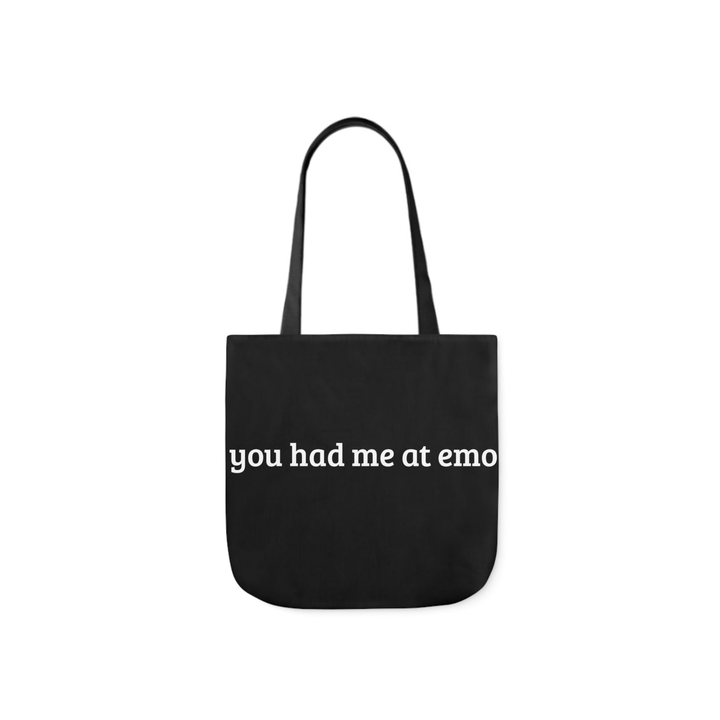 "you had me at emo" Canvas Tote Bag