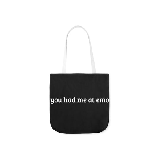 "you had me at emo" Canvas Tote Bag