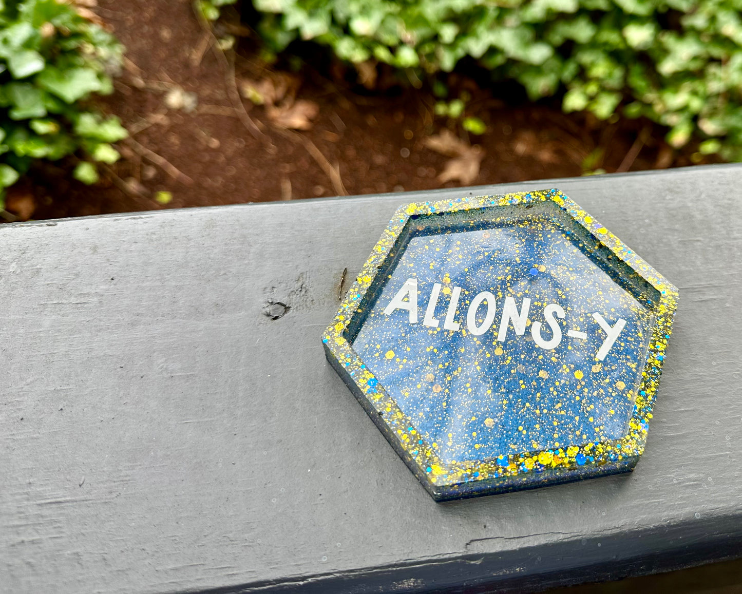 Allons-y Small Resin Tray